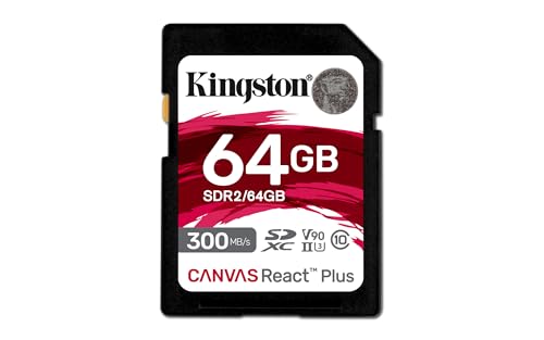 Kingston Canvas React Plus 64GB SDXC Memory Card