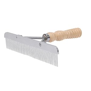 Weaver Leather Livestock Show Comb, Wood/Stainless Steel