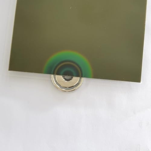 Image of Magnetic Field Viewing Film 4 inchx6 inch, Magnetic Flux Display,Magnetic Field Detector & Visual Aid for Physics Education,Ideal for Research & Magnetism Demonstrations,Cool Magnets Science Kit