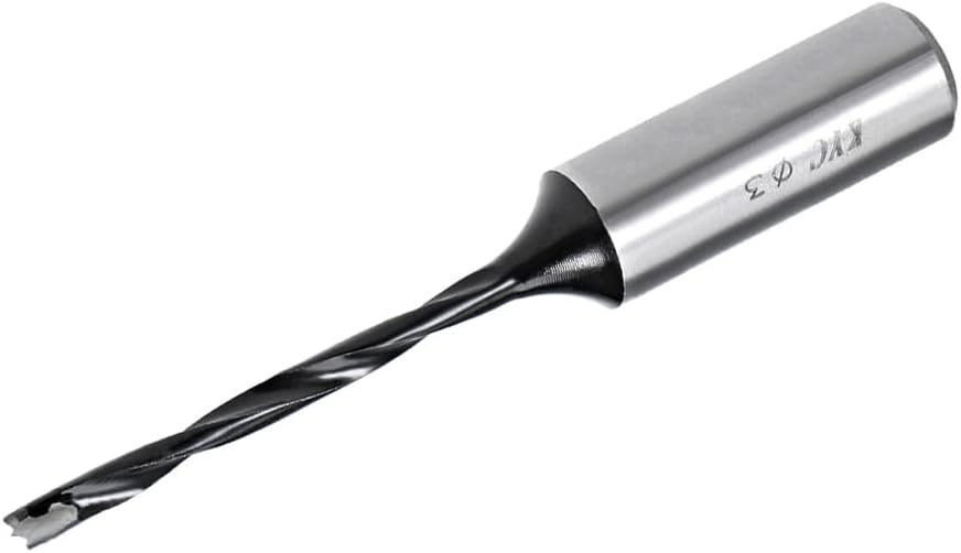 uxcell Brad Point Drill Bits for Wood 3mm x 70mm Forward Turning HSS for Woodworking Carpentry Drilling Tool - Image 4
