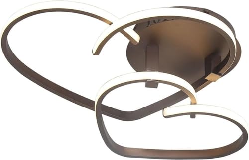 Plafonnier LED moderne en forme de cœur luminaire encastré nordique