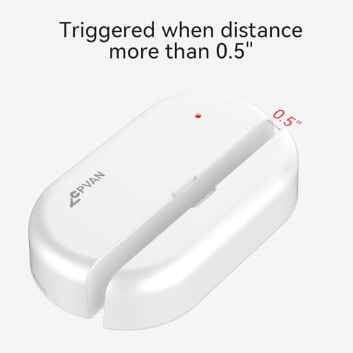 CPVAN Zubehör - Tür-/Fensterkontaktsensor - Nur für Hosts wie CP2, CP2W, CP9,CP10 Pro - Verbindung mit dem Host über 433,92MHz