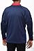 Albino Fashion Mens Track Lightweight Football Coach Track Blue Polyester Jacket (US, Alpha, XX-Large, Regular, Regular, Blue)