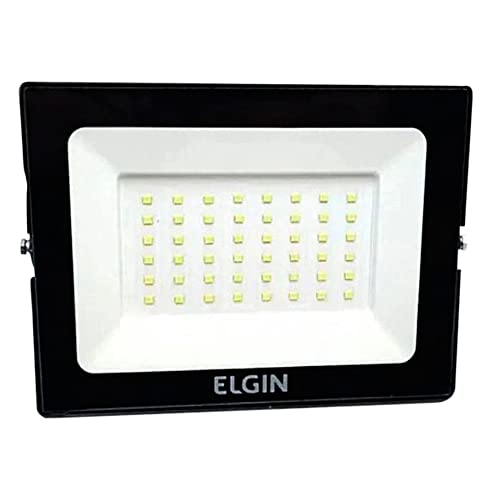 Holofote Refletor Super Led 50W Bivolt Branco Frio