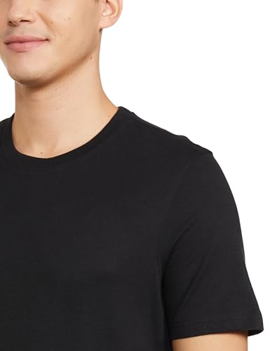 Image of Marks & Spencer Mens Printed Cotton Crew Neck Regular Fit T-Shirt