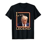 Photo Gallery l is for legend trump mugshot presidente trump 2024 maglietta Photo Gallery l is for legend trump mugshot presidente trump 2024 maglietta
