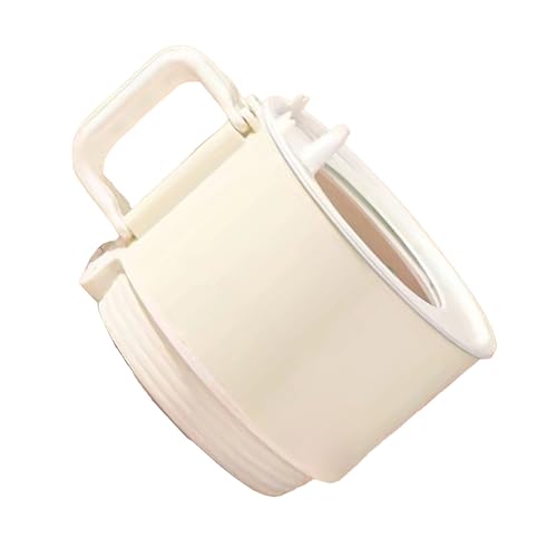 GLOGLOW Olla de Cocción Eléctrica, Olla de Cocción Eléctrica Portátil Multifuncional Mini Olla de Calefacción Rápida con Manija Plegable para Cocina en el Hogar (Enchufe de la UE)