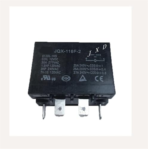 Relais 12 V JQX-116F-2-012DL-1HS pour réparer le climatiseur de la maison en été
