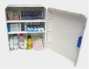 Botiquín primeros auxilios pared 390x310x170mm dotación