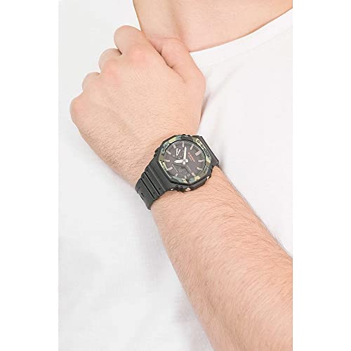 Casio GA-2100SU-1AER G-Shock Analogue-Digital Watch for Men, Blue