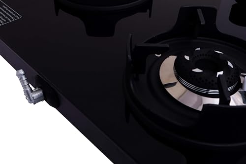 HORNBILLS 3 Burner HOB Design Mild Steel FRAME CROWN Pan Support Automatic With ALLOY BLACK BURNER - Image 7