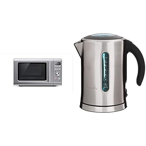 Image of Breville Countertop Compact Wave Soft-Close Microwave Oven with Pure Countertop Electric Kettle