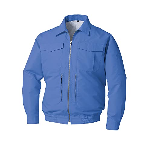KU92130 空調服 R 綿ポリ混紡 スペーサー一体型 服のみ ライトブルー 5L Amazon.co.jp: 空調服Ⓡ スペーサー一体型長袖ブルゾン（ウェア、専用