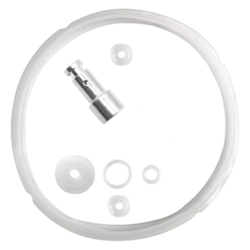 Anakel Home Replacement Gasket Pack for GM model Electric cooker | Silicone Sealing Ring Clear + Pressure Cookers Gasket + Universal Replacement Floater and Sealer Anakel Home Replacement Gasket Pack for GM model Electric cooker | Silicone Sealing Ring Clear + Pressure Cookers Gasket + Universal Replacement Floater and Sealer