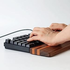 (PWC) Wooden Keyboard Wrist Rest,k8,k8 pro Palm Rest Ergonomic TKL Gaming Keyboard Rest, for Typing Lover Two Color Mechanical Keyboard Wrist Pad, Computer & Laptop Typing Pain Relief (14 * 3.15) (B0CD499J99) Amazon Price History, Amazon Price Tracker