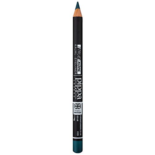 Pippa of London True Kohl Kajal Inliner Pencil - Intense Colour Kohl Eyeliner Pencil - Smudge Proof Eyeliner Pencil (1.14g) - Long Wearing Eyeliner - Makeup Eyeliner - All Day Waterproof Eyeliner
