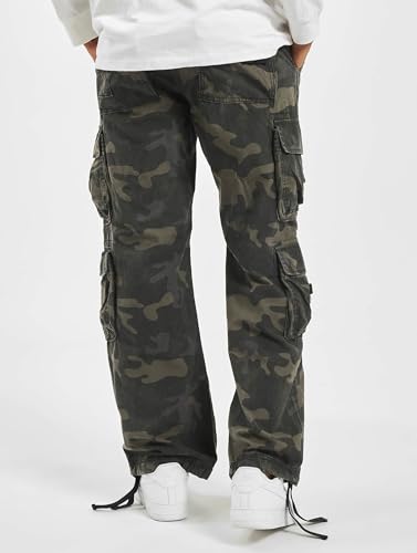 Brandit Pure Vintage Pants, Uomo, Darkcamo, 4XL - 2