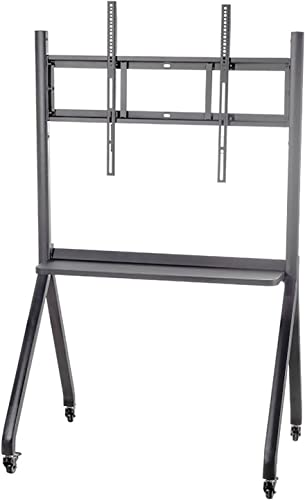 Soporte Móvil para TV 55-75", Ajustable con Ruedas