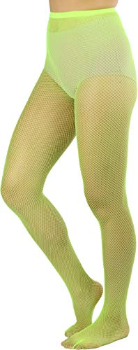 Image of ToBeInStyle Women's Sexy Vibrant Fine Classic Fishnet Full Footed Pantyhose