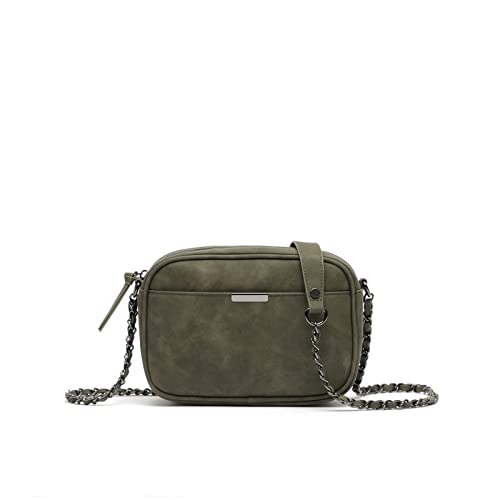 MISAKO Nobu bolso bandolera con cadena Mujer - Nobu Verde 15 X 22 X 6 cm MISAKO Nobu bolso bandolera con cadena Mujer - Nobu Verde 15 X 22 X 6 cm