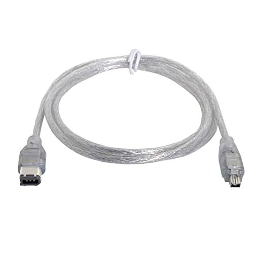 Cablecc iLink 1394 - Cable adaptador de 6 pines a Firewire 400 IEEE 1394 de 4 pines para videocámara