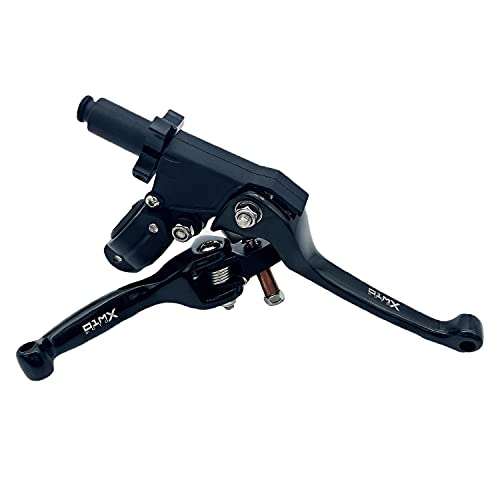 D1M 7/8 Levers - Clutch Brake Lever Assembly Universal Drum Handle Wheel Roller Adjustment Unbreakable Short Cnc Compatible With Motorcycle Street Mini Pit Dirt Bike Motor Motocross Atv(Black) #TOP26