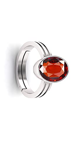 Bague en hessonite naturelle ajustable pour éviter les erreurs de taille de doigt - 2