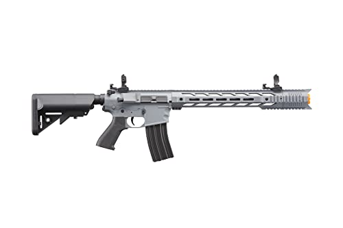 Lancer Tactical Gen 2 Airsoft M4 Spr Interceptor Aeg Polymer - Electric Full/Semi-Auto, 1000 Rounds Bag Of 0.20G Bbs, Battery& Charger Included, Color Gray Polymer #TOP2