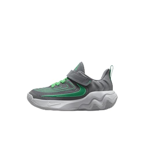 Giannis Immortality 4 Little Kids' Shoes (FZ6733-002, Smoke Grey/Wolf Grey/Dark Smoke Grey) Size 13.5