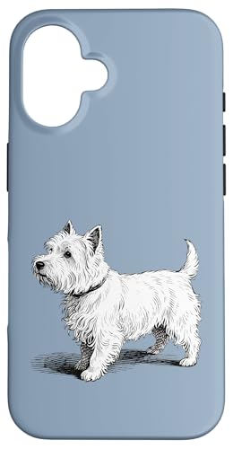 West Highland White Terrier �N���V�b�N�G�b�`���O �X�}�z�P�[�X iPhone 16 �p