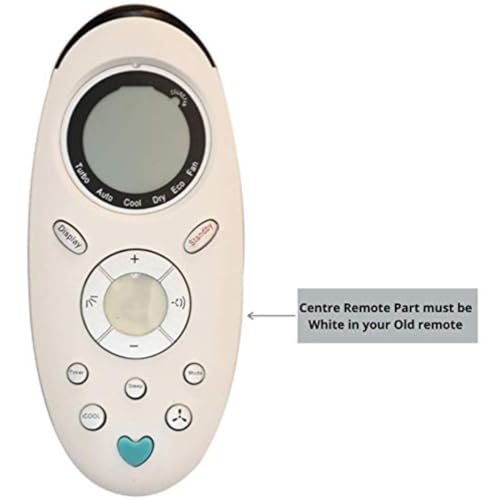 Image of Upix Compatible Onida AC Remote No. 143W | No Backlight | Exactly Same Remote Will Only Work