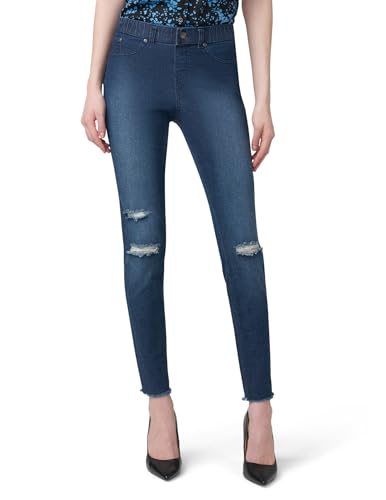 Legging denim grande taille extensible HUE 3X qui galbe sans serrer