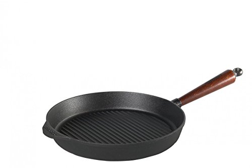 Skeppshult 28-delige grillpan van gietijzer met houten handvat - Made in Sweden