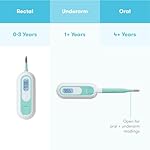 Frida Baby 3-in-1 Rectal, Underarm & Oral Thermometer for Kids, Digital Baby Thermometer for Infants, Toddlers, & Kids, FSA/HSA Eligible - Image 3