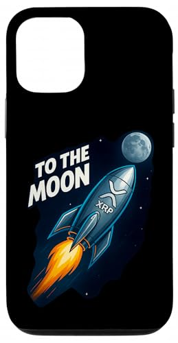 XRP ETF to the Moon Mission暗号スカイロケット打ち上げ スマホケース iPhone 12/12 Pro 用