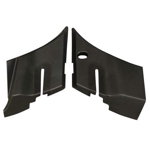 Windshield Wiper Cowl End Panel Compatible with GMC Sierra 2007-2013 1500 2500 3500 LH & RH 1 Pair Black 15946003 15946004