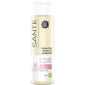 SANTE naturkosmetik Make-up Remover Aceite DESMAQUILLANTE DE Ojos Sensitive 110ml, Plástico, Transparente