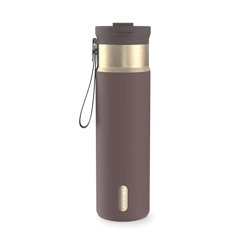 Contigo DualSip 24 oz Stainless Steel Vacuum-Insulated Water Bottle with Carry Strap & 2-in-1 Leakproof Lid (Straw or Spout), BPA-Free & Lead-Free, Dishwasher Safe