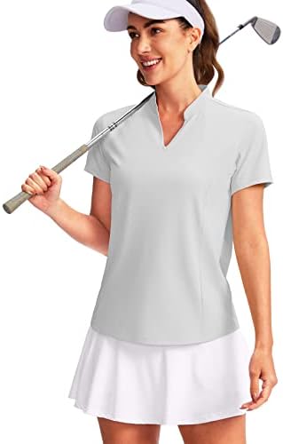 Obla Women's Golf Polo Shirt V-Neck Short Sleeve