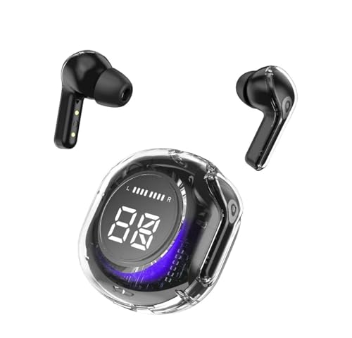 Image of AVASHYAA TECH Ultrapodspro In Earbuds, Gaming Earbuds With RGB LED Gaming Design. 30 Hours Playtime, Bluetooth 5.3 + ENC Clarity, 13Mm HD BASS Drivers, IPX7 Sweat-Proof,Built-In Mic For Android & Ios (Black)