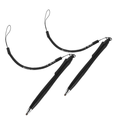 Stylus pen capacitivo con punta de precisión y cordón elástico para tableta