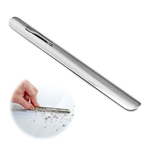 Recoge-Migas de Mesa Acero Inoxidable Curvo,Garantía de por Vida- Accesorio Manual para Restaurantes,Recoge Migas Pan Mesa,Recoge Migas,Recogedor de Migas,Mantén tu Mantel Limpio (1)