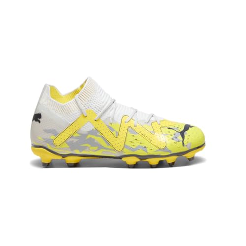 PUMA PUMA Unisex Kid Future (Little Kid/Big Kid) Sedate Gray/Asphalt Yellow Blaze 5.5 Big Kid Medium