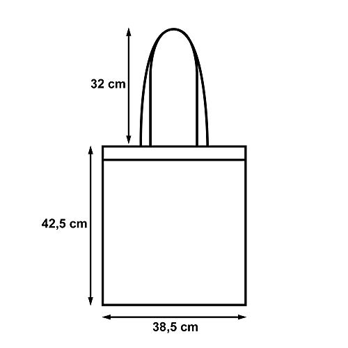 PhotoFancy - Stofftasche mit Foto selbst gestalten -Jutebeutel mit eigenem Motiv personalisieren und bedrucken - Farbe: Weiß