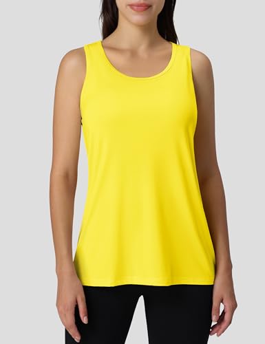 MAGCOMSEN Women's Athletic Racerback Tank Tops Quick Dry Racer Back Workout Tanks Moisture Wicking Upf50 Exercise Active2
