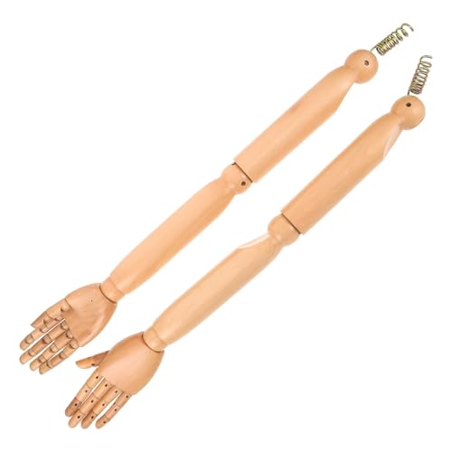 Bras de mannequin en bois articulé modèle flexible accessoire marionnette