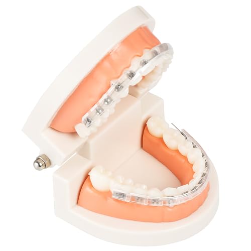 Comfort Cover for Braces - Lip Protector, Lip Cushion, Mouth Guard Clear Teeth Shield Bumper for Brackets, Aligner, Dental Wax Alternative, Soft and Comfortable, in Portable Storage Case with Mirror