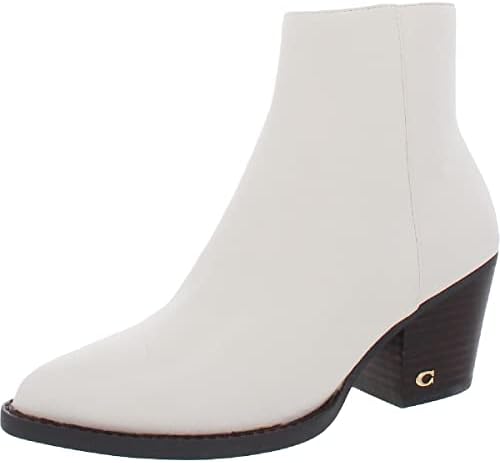 COACH Pacey Bootie Black Smooth Leather 