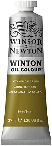 Winsor &Amp; Newton - Tubo Oleo Winton 37Ml Winsor&Amp;Newton Amarillo Azoverdoso En Oferta Winsor &Amp; Newton Winton - Tubo De Pintura Al Óleo, 37 Ml, Verde (Verde Amarillo De Azo)