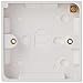 Price comparison product image Merriway BH02625 Moulded Light Switch Surface Pattress Box 1 Gang Single - 16mm (5/8 inch) Depth , White